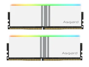 Asgard DDR4 RAM PC, 데스크탑용 화이트 오버클러킹 성능, 8GB x 2, 16GB, 3200MHz, 3600MHz, RGB RAM