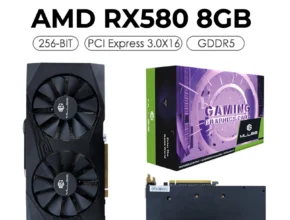 MLLSE AMD Radeon RX 580 그래픽 카드, 가장 저렴한 비디오, GDDR5 256 비트 PCI Express 3.0 × 16 게임용 카드, 8GB 2048SP