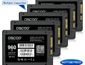 OSCOO 내부 데스크탑 노트북용 솔리드 스테이트 드라이브, SSD 2, 5 Sata, 1TB 도매 가격, 2PCs, 4PCs, 1PCs 하드 디스크, 120GB, 240GB