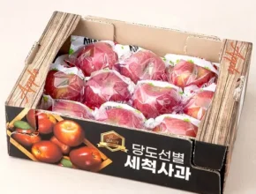기간한정 특가전 산들앤 스테비아 세척사과 대사이즈 2 box (총 6kg 잘 팔리는 이유는?