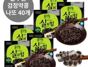 균일가 New특등급 살아있는 실의 힘 특등급 국산검정약콩나또 40팩 패키지