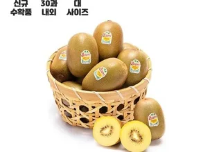 기간한정 특가전 제스프리 썬골드키위 대과 30과 내외 총 4.2kg 자신에게 투자하세요