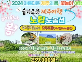 타임특가 제주여행 3박 4일 모두가 좋아하는 이유는?