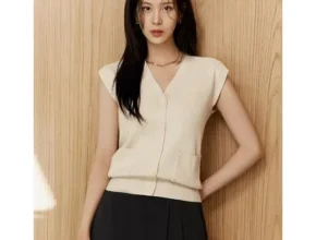 명절선물로 딱인 24PRE FALL 울 블렌드 슬리브리스 베스트 3종 리뷰