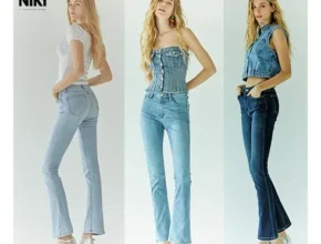 특별한 명절선물 24SS 여성 썸머코튼 라이크라 스트레치 데님 3종 합리적인 가격