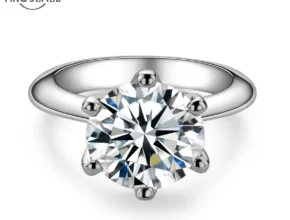 이번 주 이거 하나면 끝 ​AnuJewel 여성용 모이사나이트 약혼 반지 지금 바로 구매하자