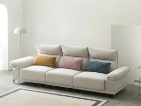 회사 명절 선물로 딱인 ESSA 리오네 4인 스윙기능 리브 패브릭 소파 판매베스트