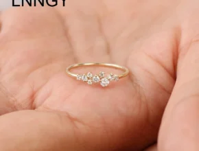 정성스럽게 준비한 ​Lngy 925 스털링 실버 모이사나이트 반지 이거 알아야해
