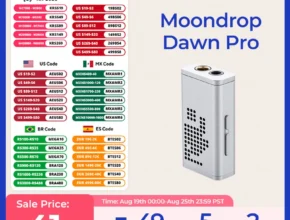 베스트 제품 ​2024&nbsp;요즘 sns에서 난리난 MOONDROP DAWN Pro 휴대용 USB DAC 헤드폰 앰프&nbsp; 리뷰 최다로 엄선된 최고의 제품을 소개합니다. 리뷰 속에 힌트