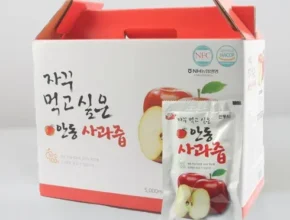 명절세트 넉넉한 사람들 사과즙 100ml 100포 인기의 비결은?