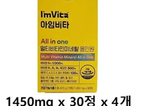 꼭 명절선물 이것으로 하세요 멀티비타민 올인원 리뷰