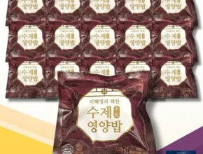혁신적인 빅마마 이혜정의 꽉찬 수제 영양밥 120g x20개 기획전