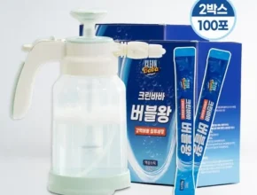 신상/이월 크린바바 한번에 싹 버블왕 100포 분무기 1개 인기의 비결은?