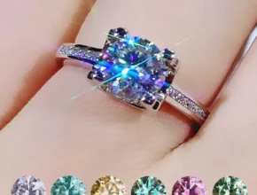 써본 사람만 아는 ​클래식 럭셔리 모이사나이트 반지 특별 할인