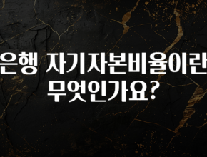 인플루언서가 공개한 은행 자기자본비율이란 무엇인가요? 1분이면 확인가능 합니다
