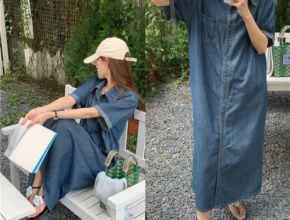 베스트 데님원피스 실사용 후기