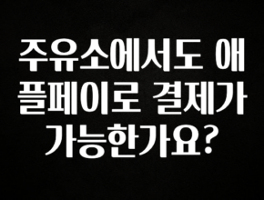 인스타 정보 주유소에서도 애플페이로 결제가 가능한가요? 요약정리