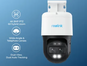 “이거” 절대 놓치지마세요 Reolink TrackMix 시리즈 Poe & WiFi 카메라 4k 듀얼 렌즈 PTZ 자동 추적 야외 애완 동물 자동차 인간 감지 8MP IP 보안 카메라 클릭해보세요