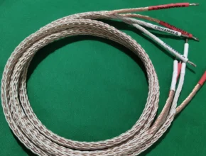인플루언서가 공개한 1 쌍 HiFi 12TC 24 코어 고순도 OCC 스피커 케이블 로듐 도금 바나나/Y-스페이드 플러그 앰프 플레이어 상호 연결 와이어 소개합니다