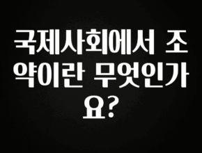 인스타 정보 국제사회에서 조약이란 무엇인가요? 지금 바로 공개합니다