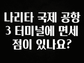 모두가 찾는 나리타 국제 공항 3 터미널에 면세점이 있나요? 놓치지마세요