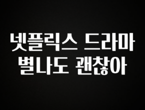 이달의 핫 넷플릭스 드라마 별나도 괜찮아 알려드립니다
