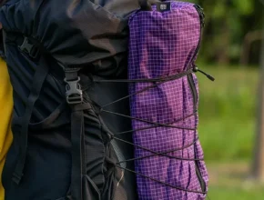 주목 배낭 전술 하이킹 캠핑 의자 보관 가방 관광 여행 야외 장비 장비에 대한 경량 외부 교수형 가방 실간 리뷰