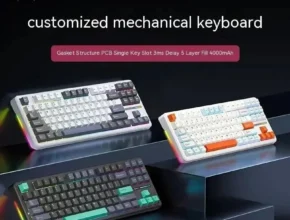 올해 베스트 AULA F87 Pro 기계식 키보드 2.4g/Usb/블루투스 트라이 모드 무선 87 키 Rgb Pbt 가스켓 5 레이어 침묵 전체 키 충격 없음 전해드립니다