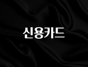 클릭하고 싶은 순간 신용카드 아쉬움이 없습니다