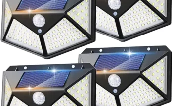 연합전 100 LED 태양광 벽 조명 전합니다