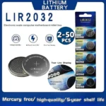 새롭게 변신한 2-50PCS LIR2032 편리하게 충전식 배터리 2032 리튬 충전은 시계 코인 배터리 용 3.6v 40mAH CR2032를 대체 할 수 있습니다 잠깐 확인해보세요