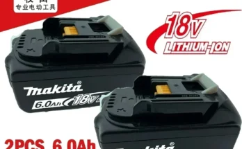 꿀 소식 2025 Makita BL1860 BL1850B BL1850 BL1840 BL1830 드라이버 배터리 및 충전기 18v 교체 전동 공구 배터리. 리뷰 해보겠습니다