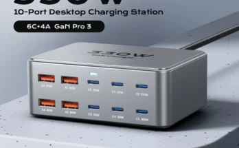 소식”미리보기” 330W USB C GaN 충전기 100W PD3.0 PPS QC3.0 노트북 iPhone 15 16 용 멀티 포트 고속 충전 스테이션 Samsung Macbook Pro Tablet 뜨거운 관심 감사합니다