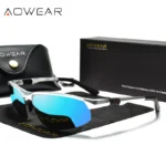 인플루언서가 추천한게 바로 AOWEAR 남성용 무테 미러 선글라스 관심이 뜨거운 이유 입니다