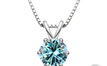 가성비 좋은 Bague Ringen 여성을위한 100% 925 스털링 실버 1ct Moissanite 목걸이 다이아몬드 펜던트 약혼 웨딩 파티 선물 도매 군말없이 소개합니다