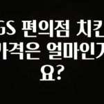 꼭 봐야하는 리스트 GS 편의점 치킨 가격은 얼마인가요? 전해드립니다