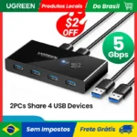“후기” 꼭보세요 UGREEN USB 3.0 2.0 스위처 스위치 후회하지 않습니다
