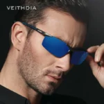 신상특집 VEITHDIA 사이클링 선글라스 남자 패션 편광 된 UV400 럭셔리 브랜드 디자이너 빈티지 운전 야외 태양 안경 남성 V6588 업데이트된 소식입니다
