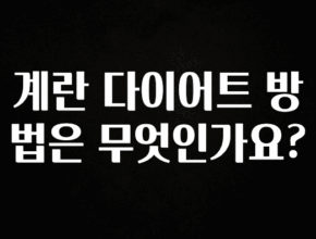 감사를 담은 계란 다이어트 방법은 무엇인가요? 실사용 후기