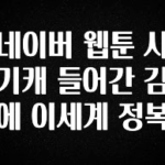 최다 검색한 네이버 웹툰 사기캐 들어간 김에 이세계 정복 후회하지 않습니다