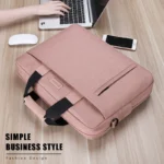 업뎃 정보 노트북 가방 케이스 13.3 14 15.6 Macbook Air Pro 13 15 컴퓨터 숄더 핸드백 서류 가방 용 17.3 인치 방수 노트북 가방 관심이 뜨겁습니다