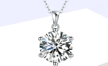 이번주 제일 많이찾은 여성을위한 Tezzc 2ct 3ct 5ct 다이아몬드 Moissanite 목걸이 웨딩 Jewely S925 스털링 슬라이버 with18k 골드 도금 펜던트 목걸이 핫한 정보입니다