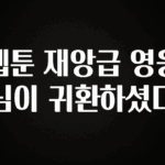 美친 소식 웹툰 재앙급 영웅님이 귀환하셨다 알려드립니다