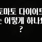 클릭필수 토마토 다이어트는 어떻게 하나요? 추천한 이유입니다