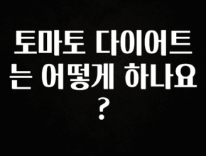 클릭필수 토마토 다이어트는 어떻게 하나요? 추천한 이유입니다