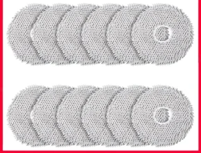 Dreame L10S Ultra/L10 Ultra X10+ 로봇 진공 청소기 극세사 습식 걸레 패드 10/12 물티슈 예비 부품 팩