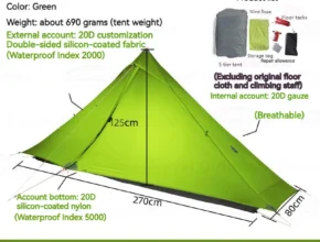 조회수 급등 2025&nbsp;요즘 sns에서 난리난 3F UL 기어 690G LANSHAN 1 프로 경량 프레임리스 텐트&nbsp; 리뷰 최다로 엄선된 최고의 제품을 소개합니다.