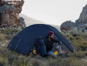 Naturehike Mongar 2인용 배낭 텐트 210T 폴리에스테르 더블 레이어 프리 스탠딩 텐트 매트가 있는 초경량 캠핑 텐트
