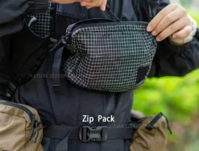 UHMWPE 야외 지퍼 팩 여행 전술 허리 주머니 하이킹 라이딩 트레킹 장비 배낭 가슴 경량 가방