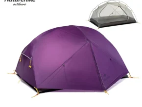 네이처하이크 Mongar 2 캠핑 텐트 초경량 야외 3 시즌 방수 20D 나일론 하이킹 텐트 2인 배낭 텐트